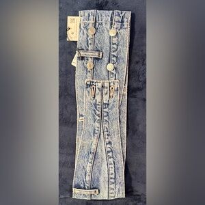 Zara Blue Denim Belt